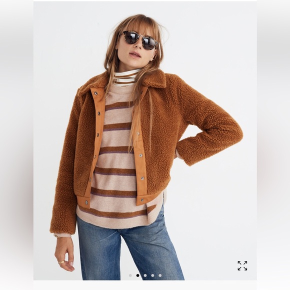 Madewell Jackets & Blazers - Madewell Sherpa Portland Jacket Coat